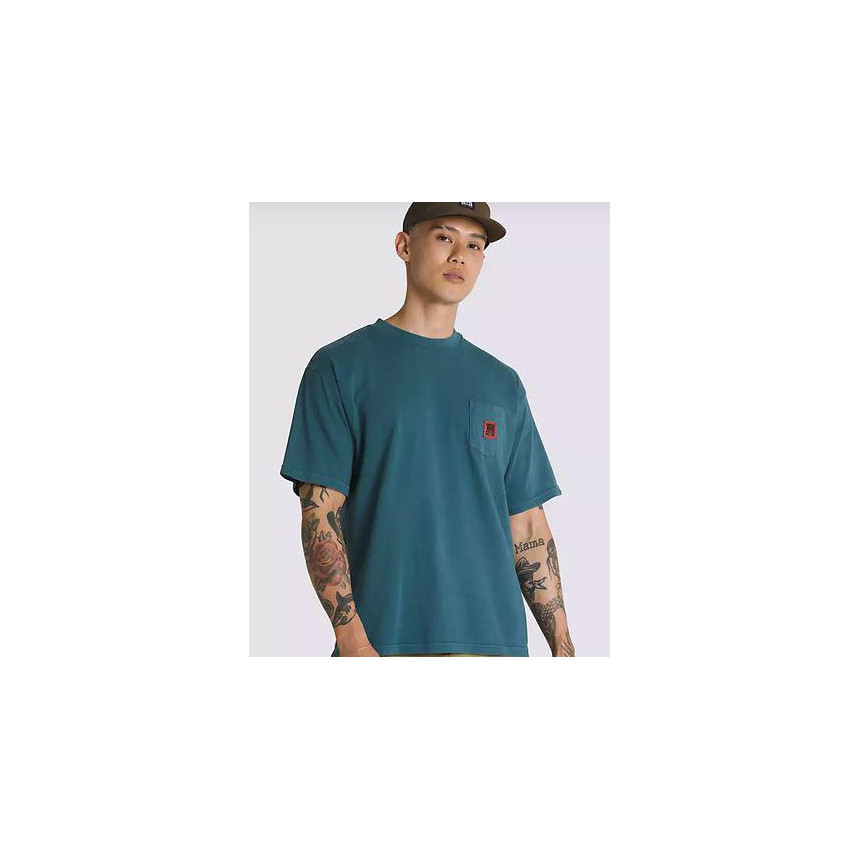 Camiseta Vans Con Bolsillo Loose Fit Para Hombre