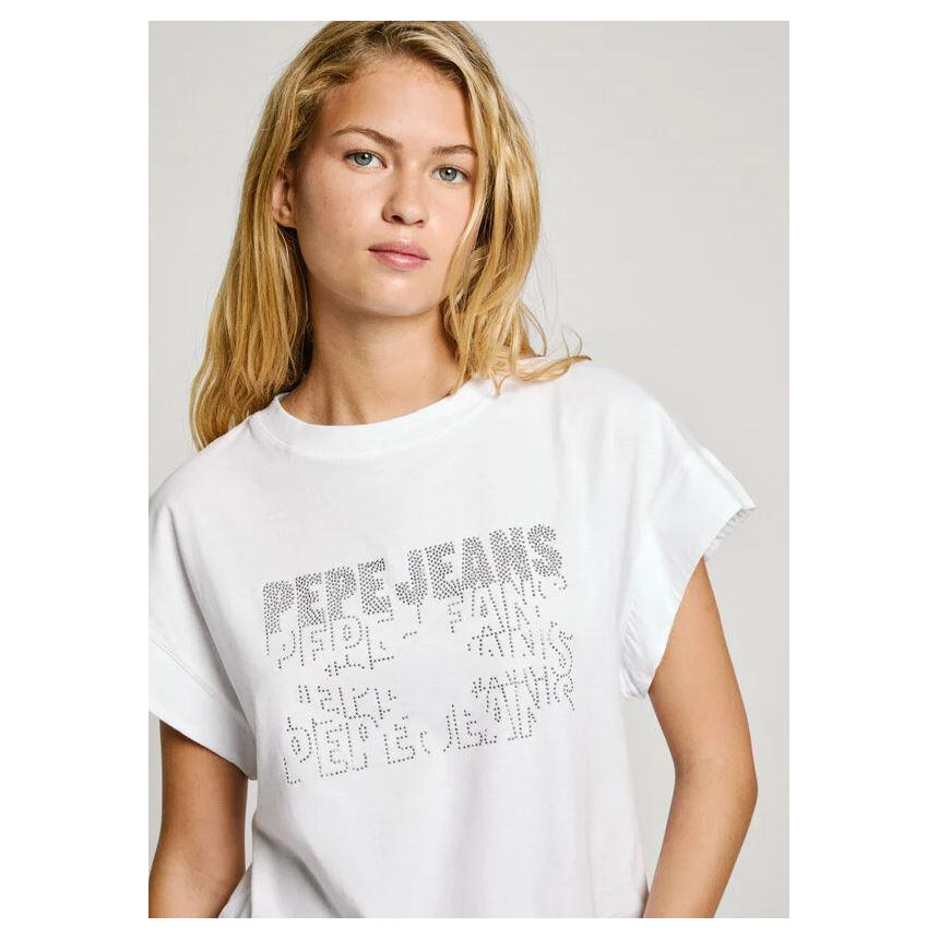 Camiseta Lira White Pepe Jeans Para Mujer 