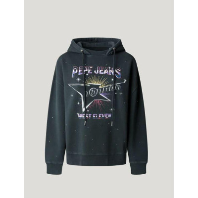 Sudadera Lilian Black Pepe Jeans Para Mujer 