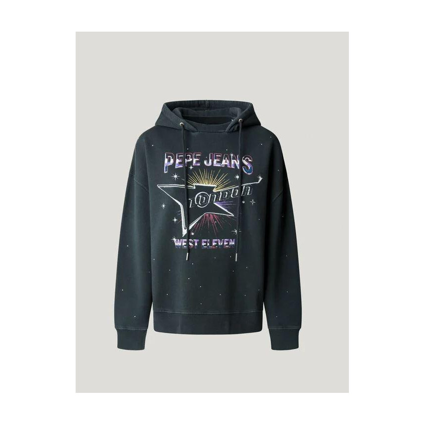 Sudadera Lilian Black Pepe Jeans Para Mujer 