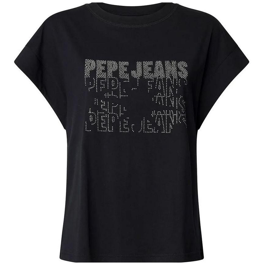 Camiseta Lira Black Pepe Jeans Para Mujer 