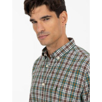 Camisa El Pulpo Multicuadro Twill Para Hombre