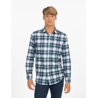 Camisa El Pulpo Danubio Viyela Para Hombre