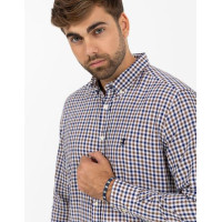 Camisa El Pulpo Cuadro Vichy Bicolor Para Hombre