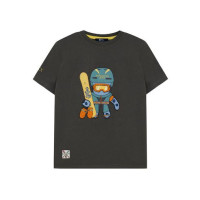 Camiseta El Pulpo Snowboard Para Niños