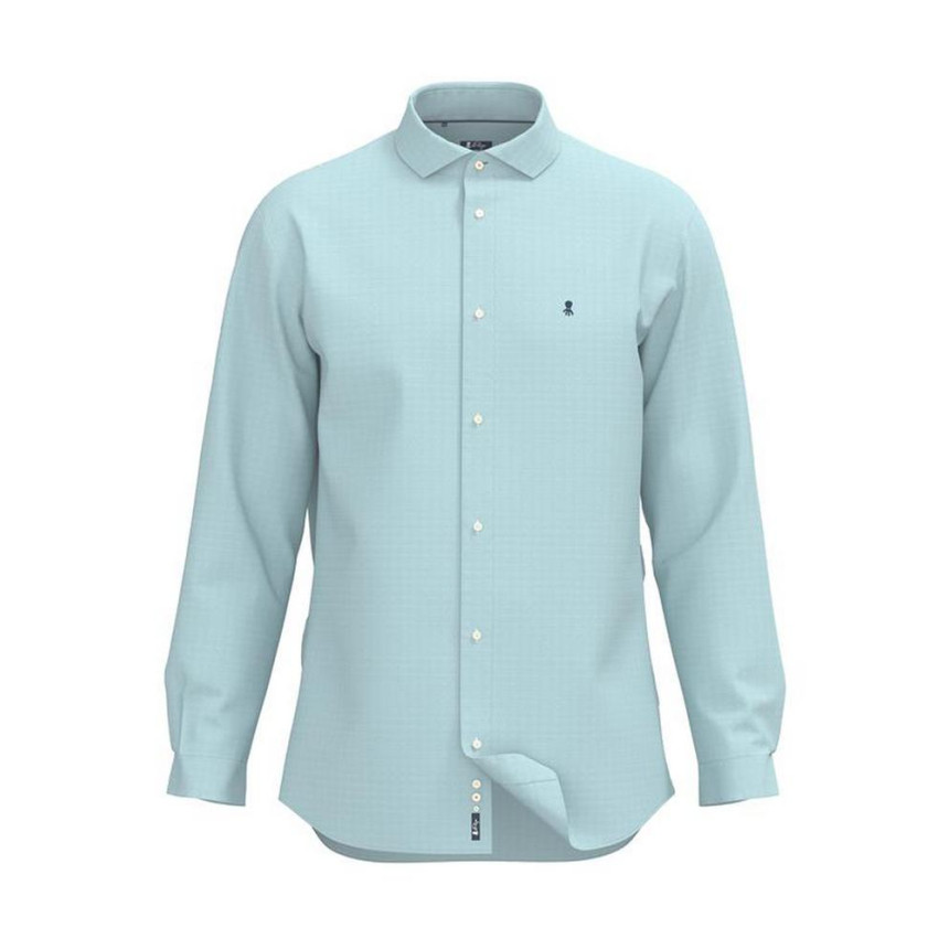 Camisa El Pulpo Oxford Cuello Botón Para Niños 