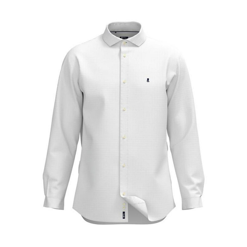 Camisa El Pulpo Oxford Cuello Botón Para Niños 