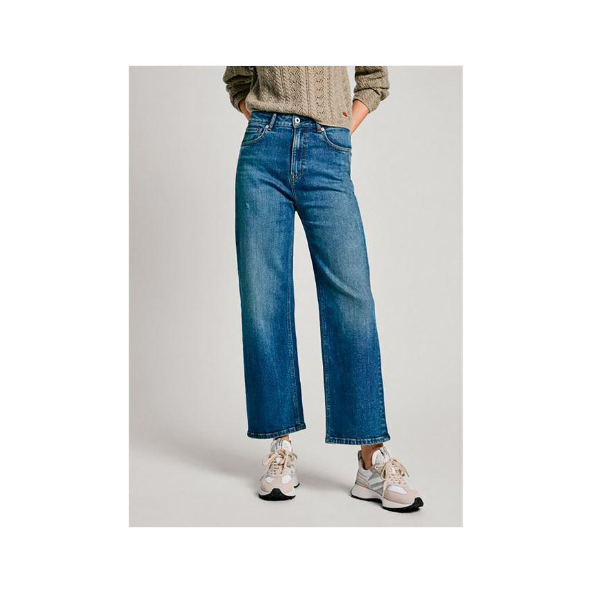 Pantalon Pepe Jeans Straight Para Mujer