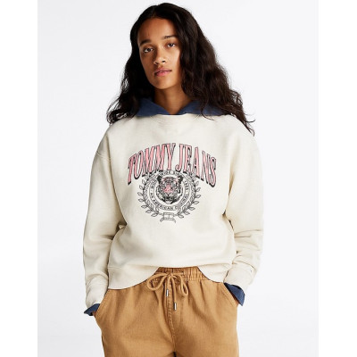 Sudadera Tommy Hilfiger Tiger Varsity Para Mujer 