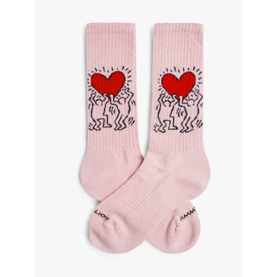 Calcetines Jimmy Lion Keith Haring Heart