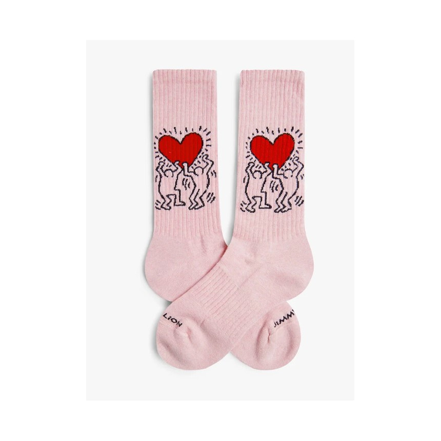 Calcetines Jimmy Lion Keith Haring Heart