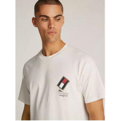 Camiseta Tommy Hilfiger Dibujo Espalda Para Hombre