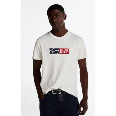 Camiseta Tommy Hilfiger Slim Con Logo Para Hombre