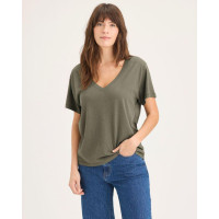 Camiseta Dockers V-Neck Para Mujer