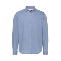 Camisa Tommy Hilfiger Regular Denim Para Hombre