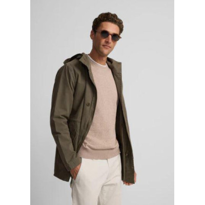 Chaqueta Silbon Parka Capucha Para Hombre