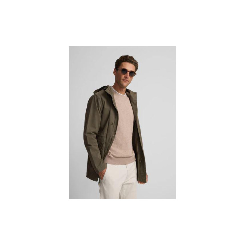 Chaqueta Silbon Parka Capucha Para Hombre