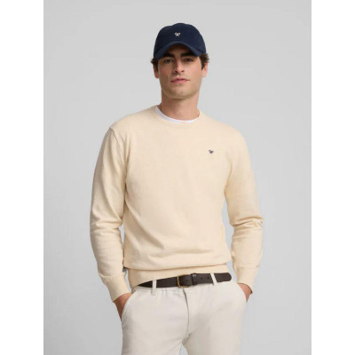 Jersey Silbon Liso Round Neck Para Hombre