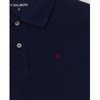 Polo Silbon Clásico Liso Para Hombre