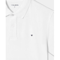 Polo Silbon Clasico Liso Para Hombre