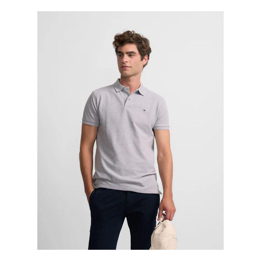 Polo Silbon Clasico Liso Para Hombre