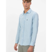 Camisa El Pulpo Cuello Italiano Para Hombre