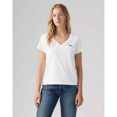 Camiseta Levis Perfect Slub V Neck Para Mujer