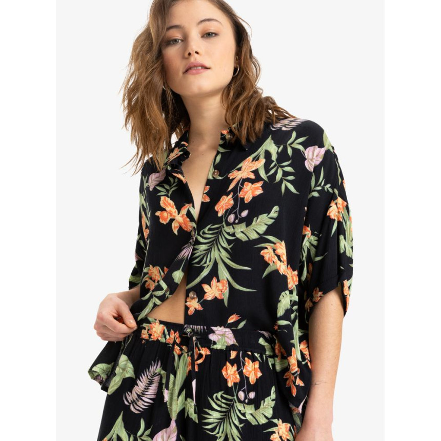 Camisa Roxy Beach Nostalgia Para Mujer