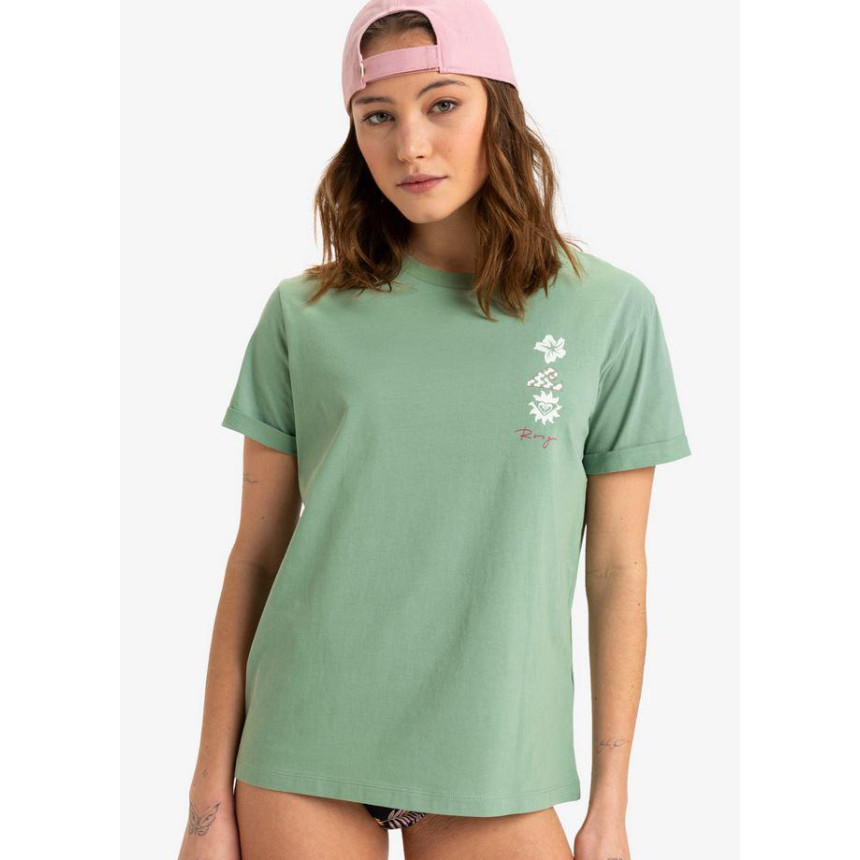 Camiseta Roxy Oceanregular Art Para Mujer 