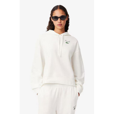 Sudadera Lacoste Capucha Felpa Para Mujer