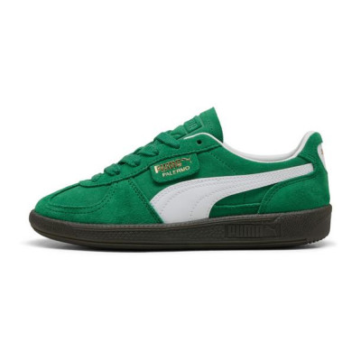 Zapas Puma Palermo Jr Green White Para Niño