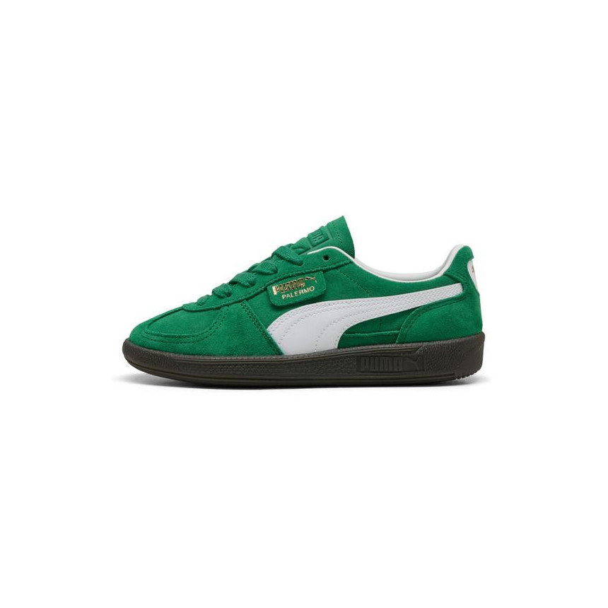 Zapas Puma Palermo Jr Green White Para Niño