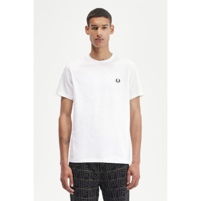 Camiseta Fred Perry Powder Laurel Para Hombre