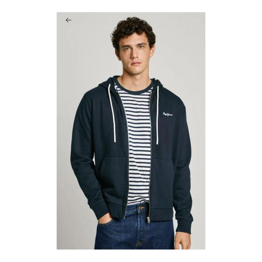 Sudadera Pepe Jeans Cremallera Capucha Para Hombre