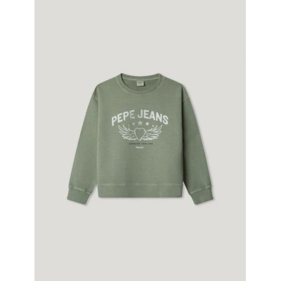 Sudadera Pepe Jeans Con Logo Para Niñas 