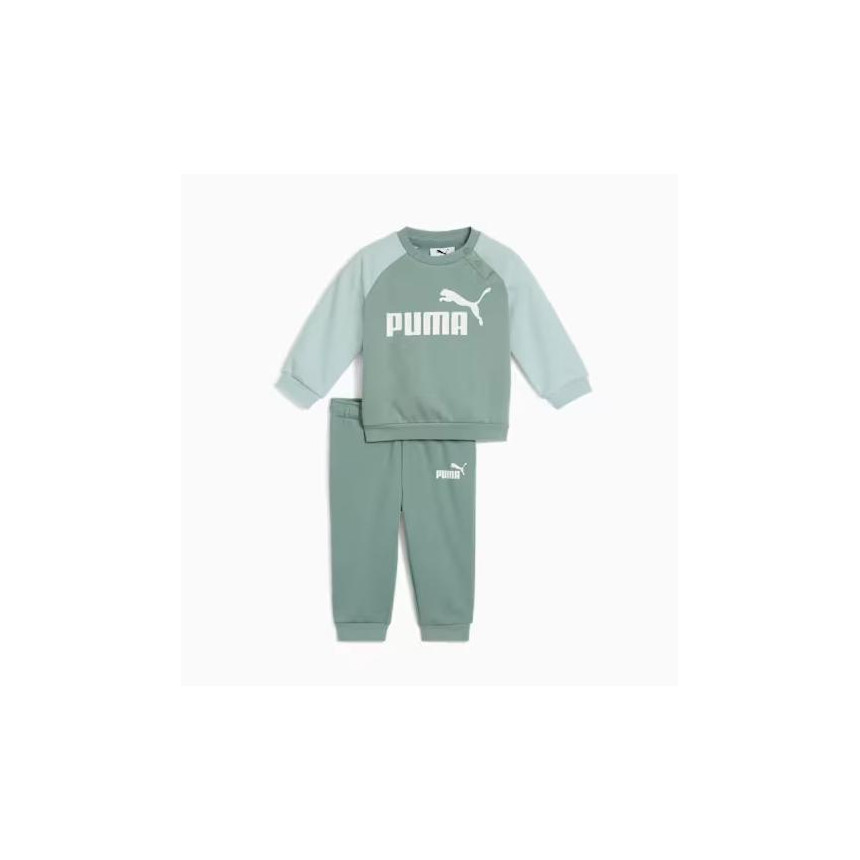 Chandal Puma Reglan Crew Set Green Moon Para Niños