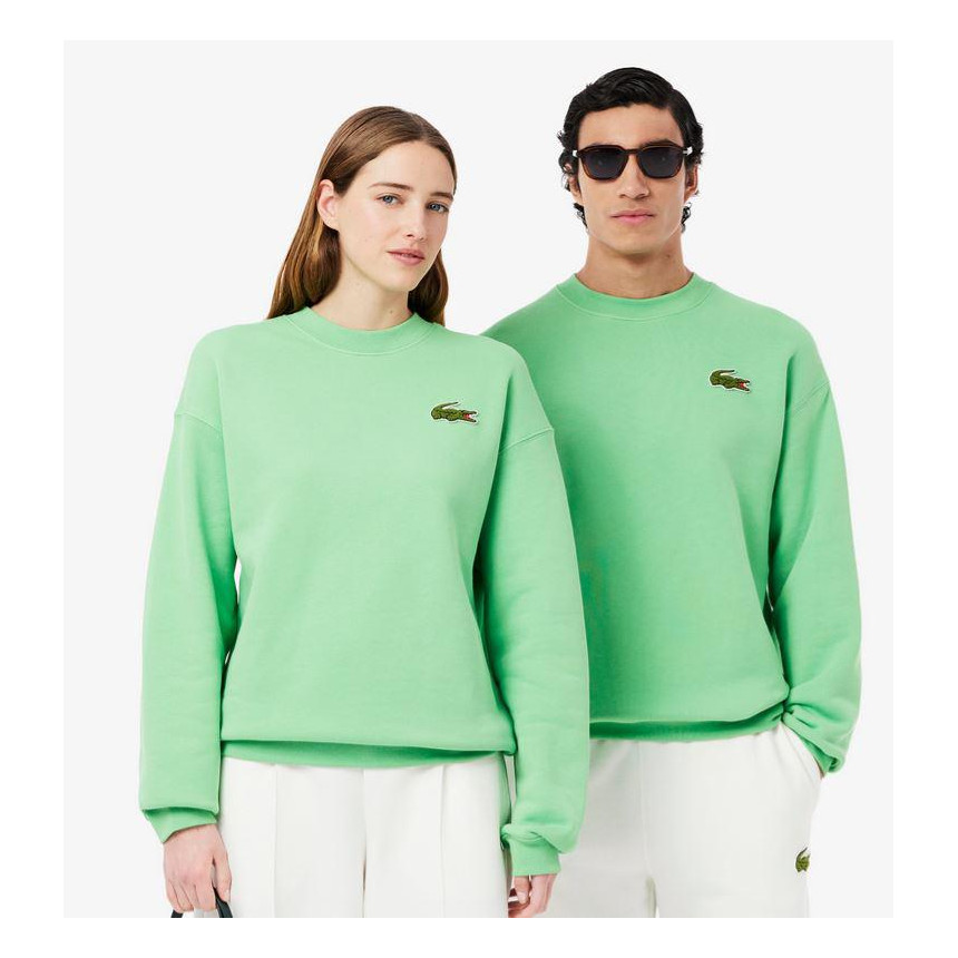 Sudadera Lacoste Corte Amplio Con Insignia Unisex