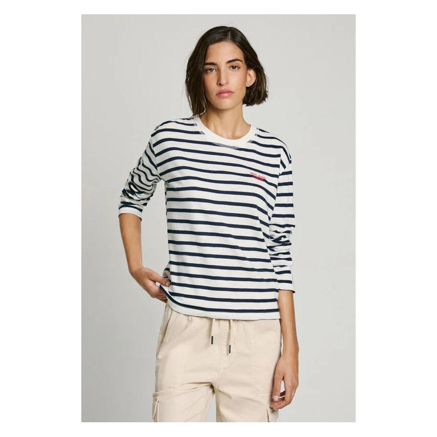 Camiseta Rayas Pepe Jeans Rio Para Mujer