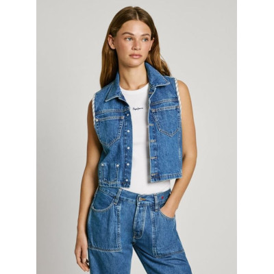 Chaleco Denim Fit Relaxed Pepe Jeans Reversible 