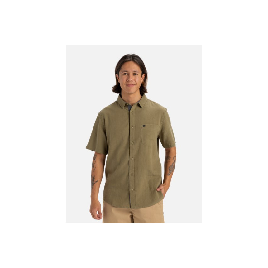 Camisa Quiksilver Time Box Para Hombre 