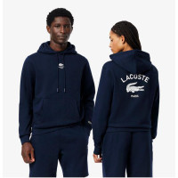 Sudadera Lacoste Con Capucha Estampada Unisex