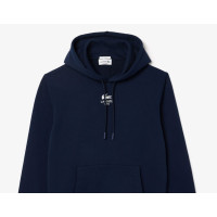 Sudadera Lacoste Con Capucha Estampada Unisex