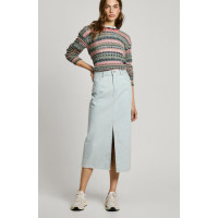 Falda Midi Pepe Jeans Denim Para Mujer