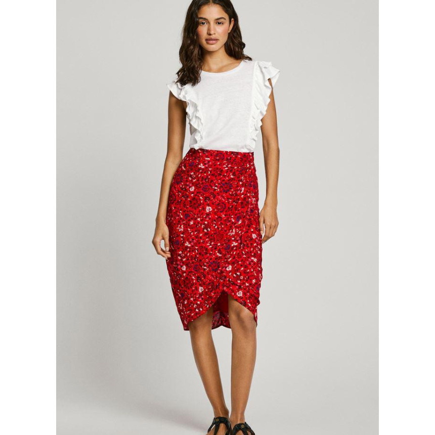 Falda Midi Pepe Jeans Olivia Para Mujer