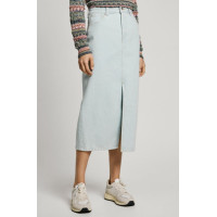 Falda Midi Pepe Jeans Denim Para Mujer