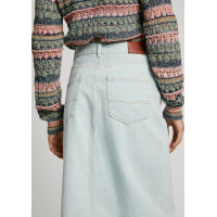 Falda Midi Pepe Jeans Denim Para Mujer