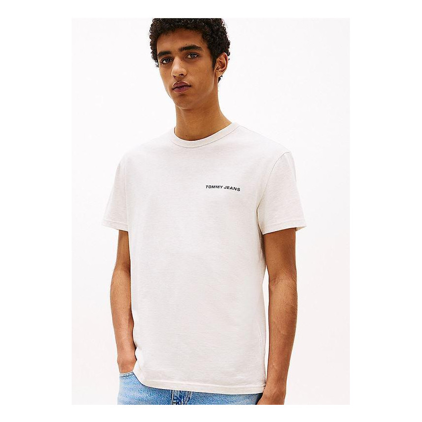 Camiseta Tommy Hilfiger Slanted Crest Para Hombre