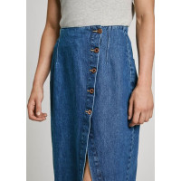 Falda Midi Pepe Jeans Denim Fit Regular Para Mujer