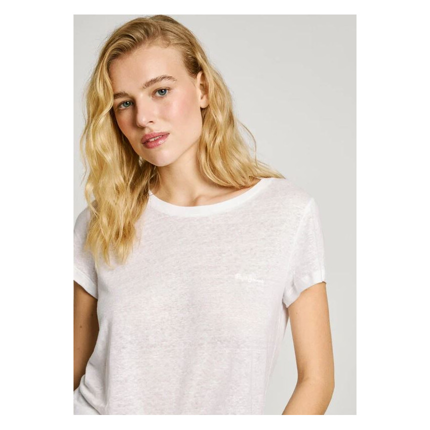 Camiseta Logo Pepe Jeans Megan Para Mujer