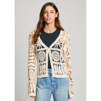 Cárdigan Crochet Pepe Jeans Olympia Para Mujer